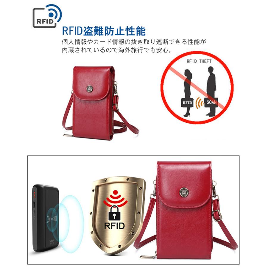 スマホショルダー スマホポーチ 携帯ケース ショルダー バッグ ミニ おしゃれ 流行り 韓国風 お財布 バッグ ポーチ 斜め掛け スマホ カバー ケース ポシェット | ブランド登録なし | 15