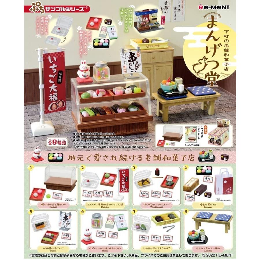 リーメント ぷちサンプルシリーズ 下町の老舗和菓子店 まんげつ堂 BOX