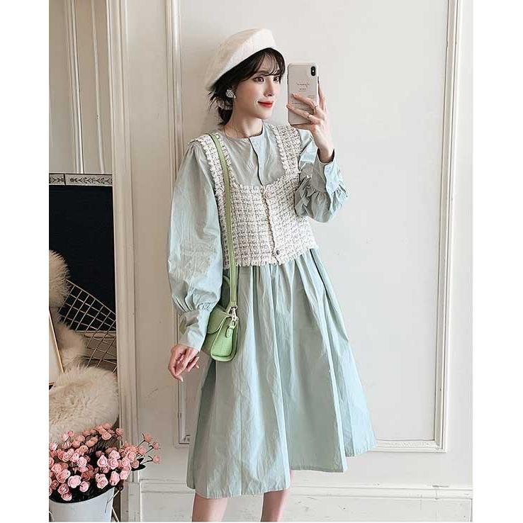 大きいサイズ レディース春 トップス シャツ ベスト ガーリー ボタン 2枚セット 秋服 ゆったり 送料無料 G Shiawase Clothes 通販 Yahoo ショッピング