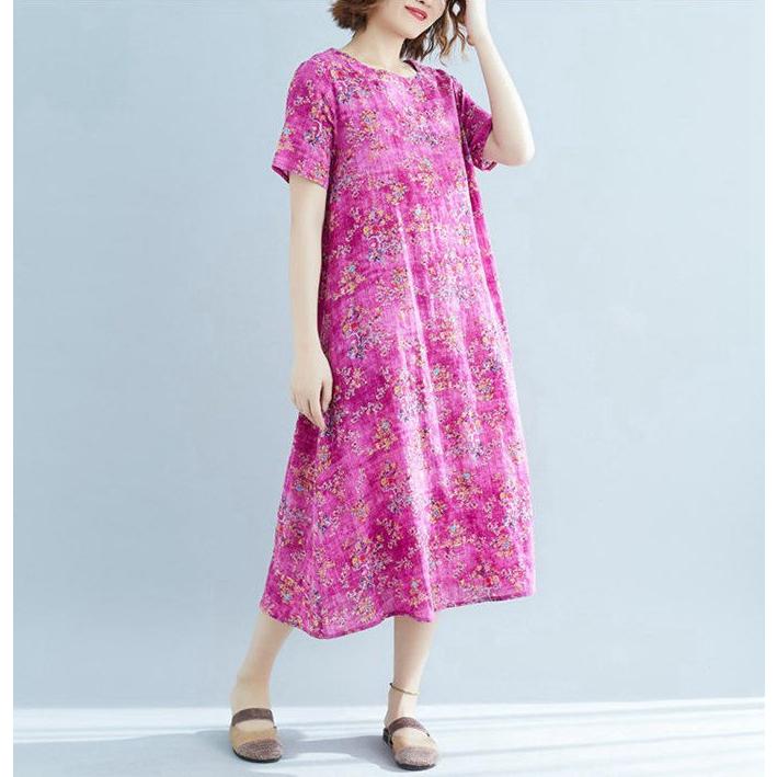 花柄 インド綿 コットン ボイルワンピース Aライン ワンピース 大きいサイズ レディース 半袖 送料無料 G Shiawase Clothes 通販 Yahoo ショッピング