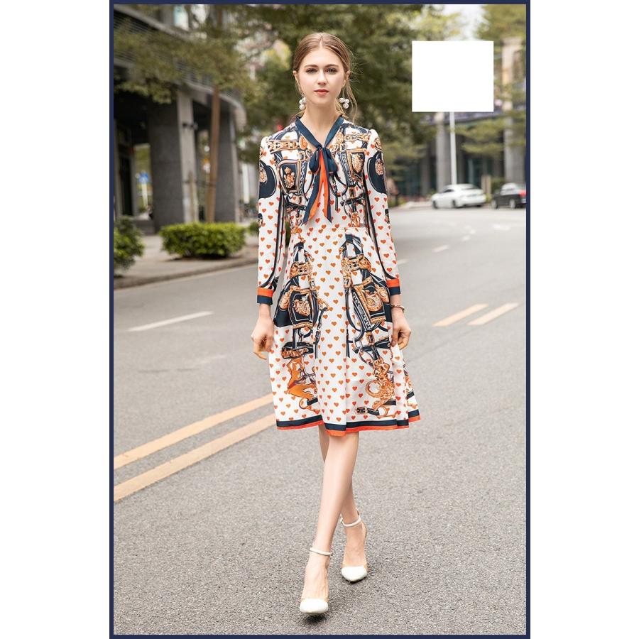 高知インター店 総柄 ワンピース ひざ丈 レディース ミディアム丈 女性 女の子 派手 カラフル プリント ハート 送料無料 安い Www Doctor Plan Com
