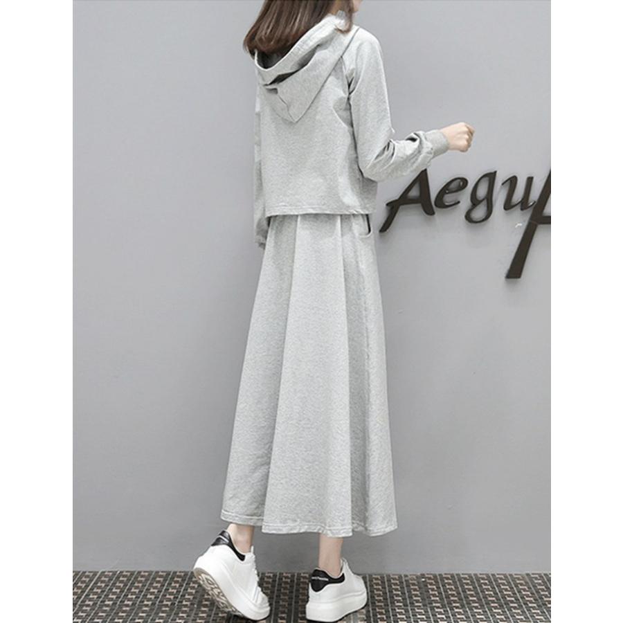 コーデ 可愛い スウェット セットアップ パーカー レディース 大きめ 薄め スカート 春夏 送料無料 Om5245 Shiawase Clothes 通販 Yahoo ショッピング