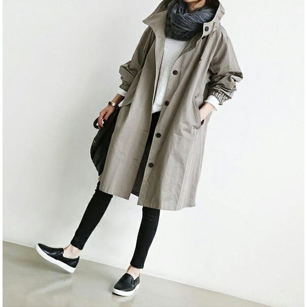 トレンチコート レディース ロングテロンチ 人気 コート カジュアルトレンチ アウター 秋 送料無料 Om5287 Shiawase Clothes 通販 Yahoo ショッピング
