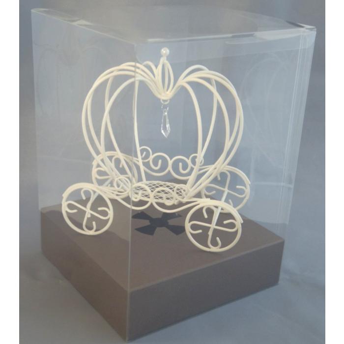 ギフト用 クリアボックス 台紙付き Lサイズ18cm×18cm×高さ25cm