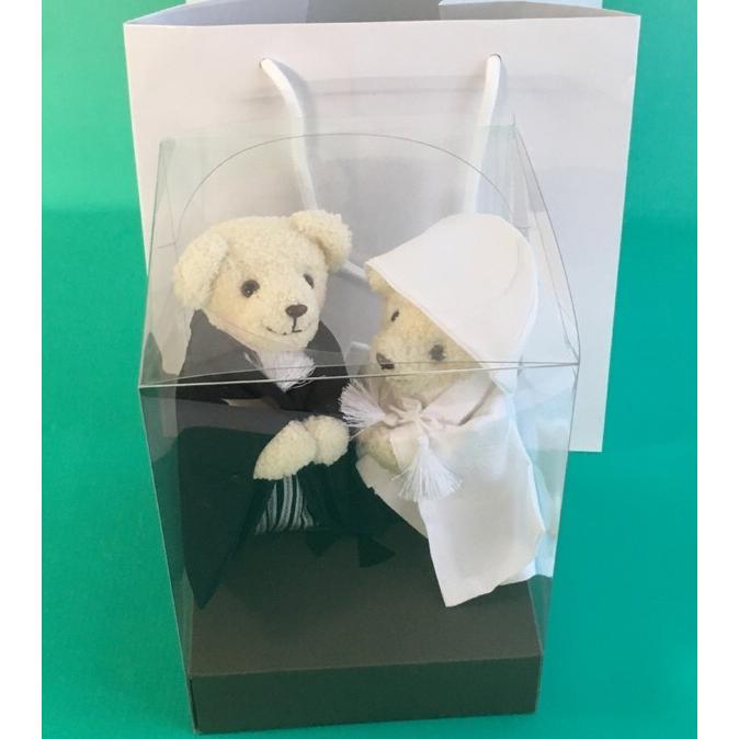 ギフト用 クリアボックス 台紙付き Lサイズ18cm×18cm×高さ25cm