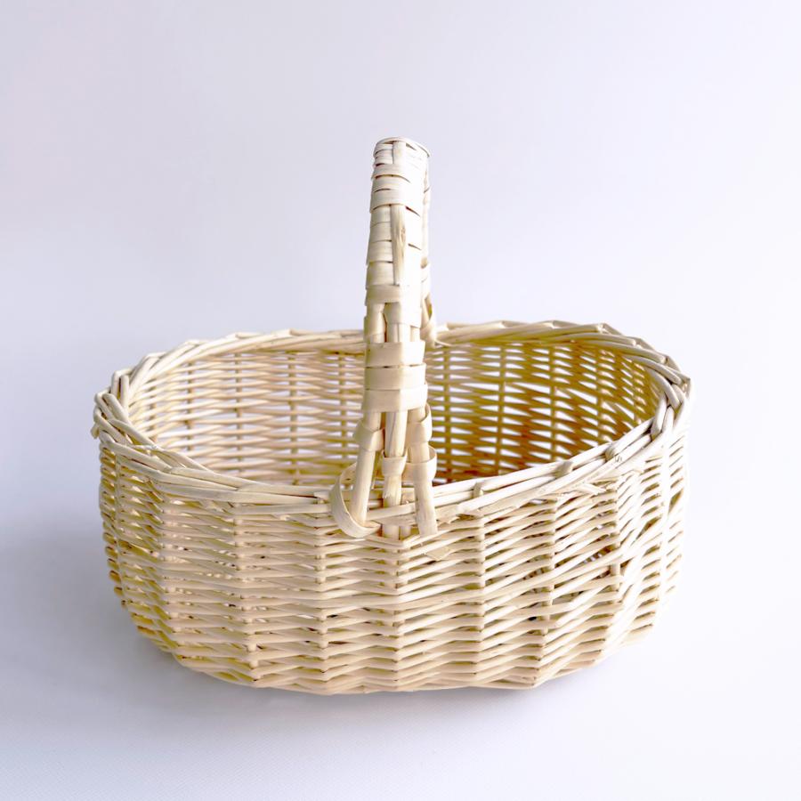 柳素材 手付きバスケット Sサイズ 横幅約20cm プチギフト用かご 柳素材 手付きバスケット Sサイズ 横幅約20cm プチギフト用かご