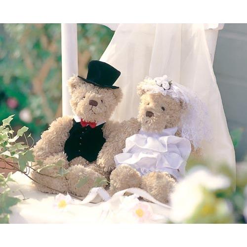 もこもこくたくた ウェディングベア 完成品 ウェルカムドール 結婚式