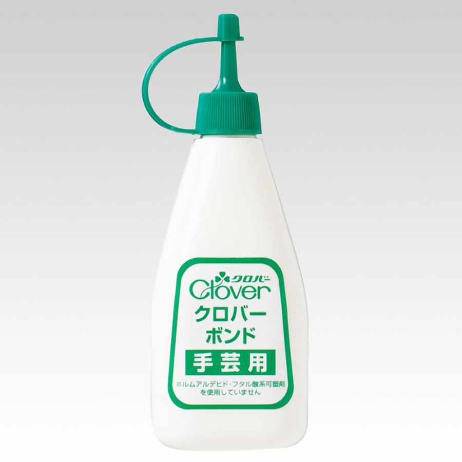 手芸用ボンド 極細ノズル 木・布・紙 接着剤 水性タイプ 60g クロバー