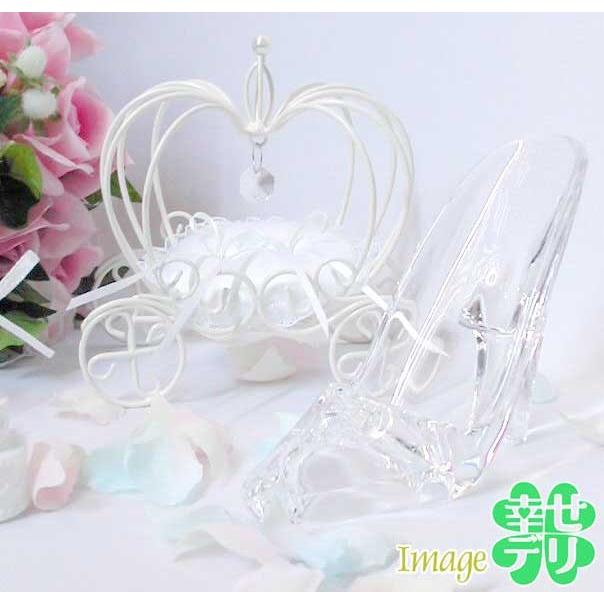 かぼちゃの馬車 リングピロー完成品 S プリンセスウェディング 結婚式