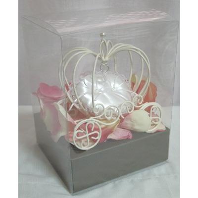 ギフト用 クリアボックス 台紙セット Mサイズ 直径15cm高さ20cm