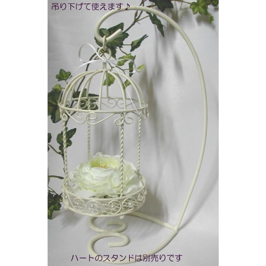 ガゼボ型 リングピロー 完成品 ホワイトグリーンのお花 結婚式