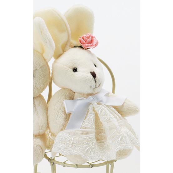 ウェルカムドール　ウサギ　ハンドメイド 楽天市場】うさぎ の リングピロー手作りキット（ピンク）結婚式