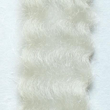 羊毛フェルト玉「植毛カール」白毛（ホワイト）3玉セット リアルな犬・猫・動物用プレミアム羊毛 フエルト手芸｜shiawase-deli