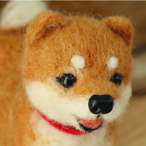 ミニチュア柴犬の手作りキット 羊毛フェルトで作る愛犬のぬいぐるみ 自由研究 中山みどり先生デザイン いぬ H441 361 幸せデリバリー 通販 Yahoo ショッピング