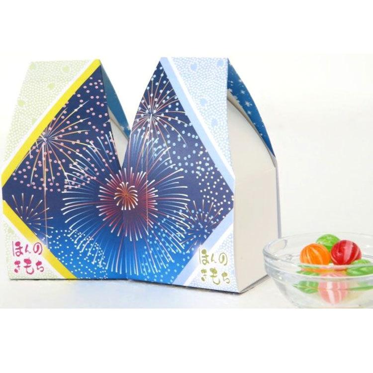 打ち上げ花火パッケージ 手毬飴 プチギフト1個 手まりキャンディー10個