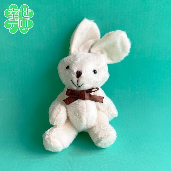 ミニのウサギ 1体 完成品 単品 結婚式 ウェルカムドール うさぎ ぬいぐるみ プレゼント ラビット キーチェーン Hf Usagi W1 幸せデリバリー 通販 Yahoo ショッピング