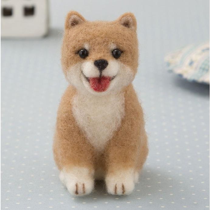豆柴の子犬 手作りキット フェルトマスコット フェルト手芸 犬