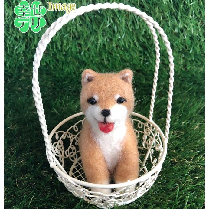 豆柴の子犬 手作りキット フェルトマスコット フェルト手芸 犬
