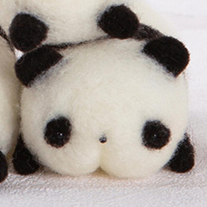 アクレーヌスターターキット付き パンダ 4体 おしりフェイス