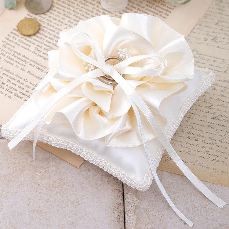 大輪ローズのリングピロー手作りキット スクエア シャンパンゴールド 手作り結婚式 リングボーイ リングガール Hm431 161 幸せデリバリー 通販 Yahoo ショッピング