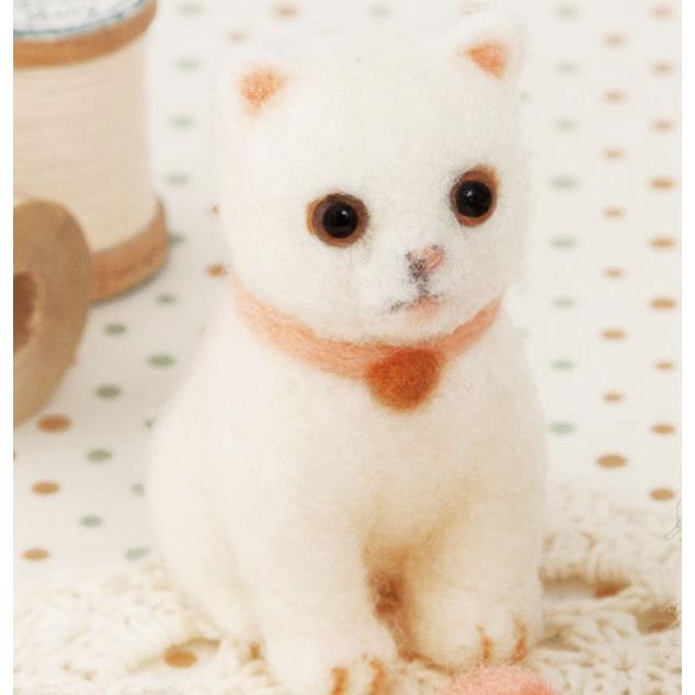 アクレーヌスターターセット付き 白ねこ 三毛猫 茶トラ猫