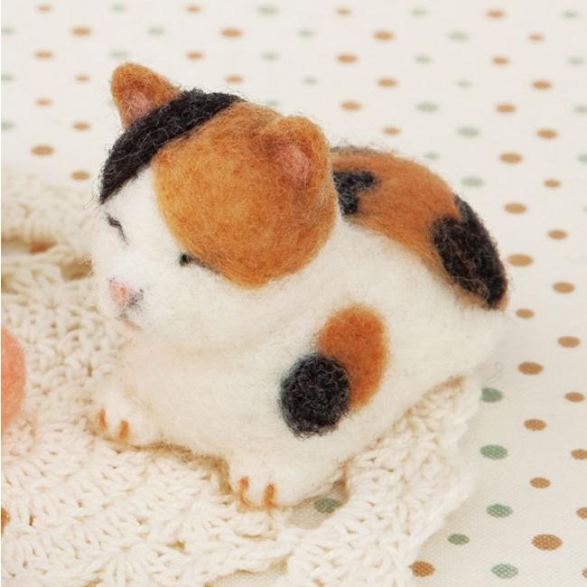 アクレーヌスターターセット付き 白ねこ 三毛猫 茶トラ猫 赤ちゃん