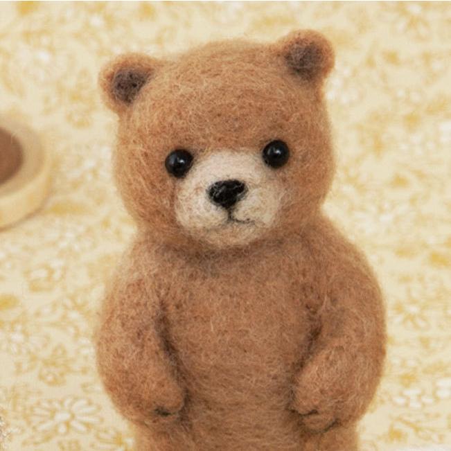 アクレーヌスターターセット付き クマの赤ちゃん手作りキット（白熊