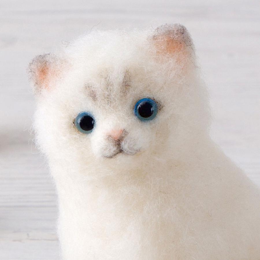 アクレーヌスターターセット付き ペルシャ猫 手作りキット フェルト