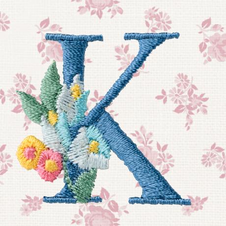 プペ刺繍ワッペンk ヴィンテージフラワー付き 3セット イニシャル 手作り アイロン接着 通園バッグ Diy Hm459 024 幸せデリバリー 通販 Yahoo ショッピング