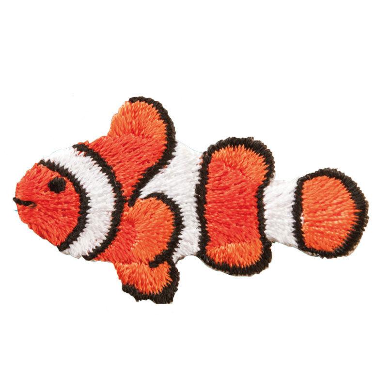 プペ刺繍ワッペン（カクレクマノミ）3枚入り 手作り ハンドメイド ワン