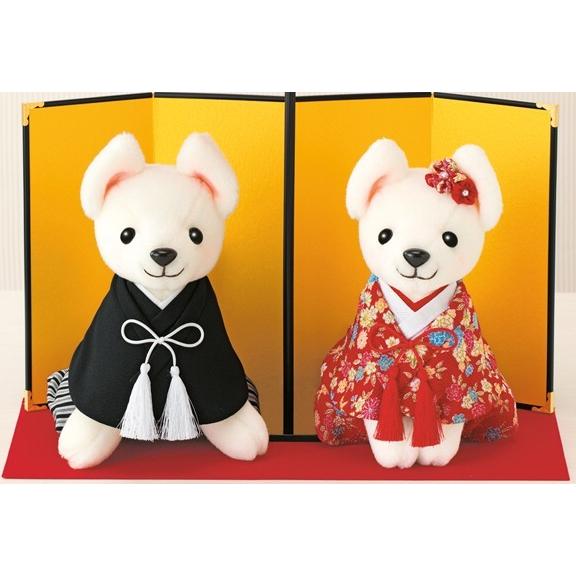 金屏風 4曲 高さ22cm Mサイズ 和風ディスプレイ お正月 置物 きん