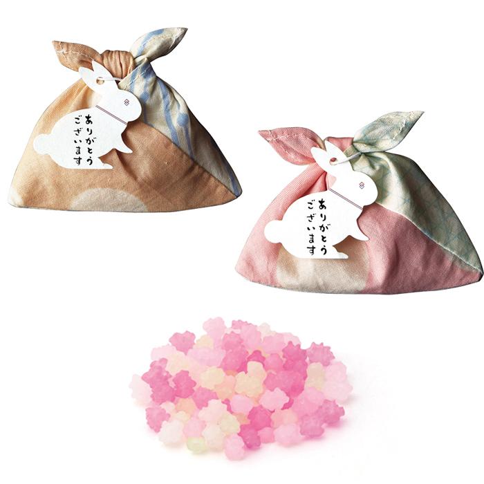 あづま袋 こんぺいとう のプチギフト1個 ウサギ うさぎ 結婚式 披露宴 和婚式 記念品 和風 お礼 金平糖 ホワイトデー 色の指定は出来ません Kp P55 1605 幸せデリバリー 通販 Yahoo ショッピング