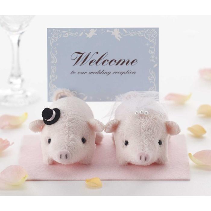 ミニミニとんちゃん ウェルカムドール完成品 ピンク ぶた ぬいぐるみ