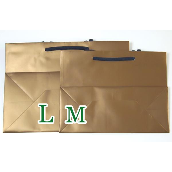 紙袋 エタニティ・モカ Lサイズ1枚（高さ30×横幅42×マチ20cm