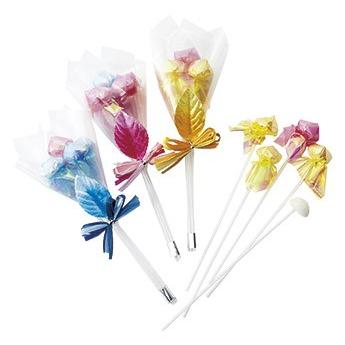 プラネットブーケのキャンディー1束のプチギフト スティックキャンディー5本組 1個 色は選べません 結婚式 卒園式 ホワイトデー 春 Sg 30 幸せデリバリー 通販 Yahoo ショッピング