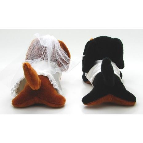洋装ミニチュアダックスのウェルカムドール完成品ウェルカムドッグ
