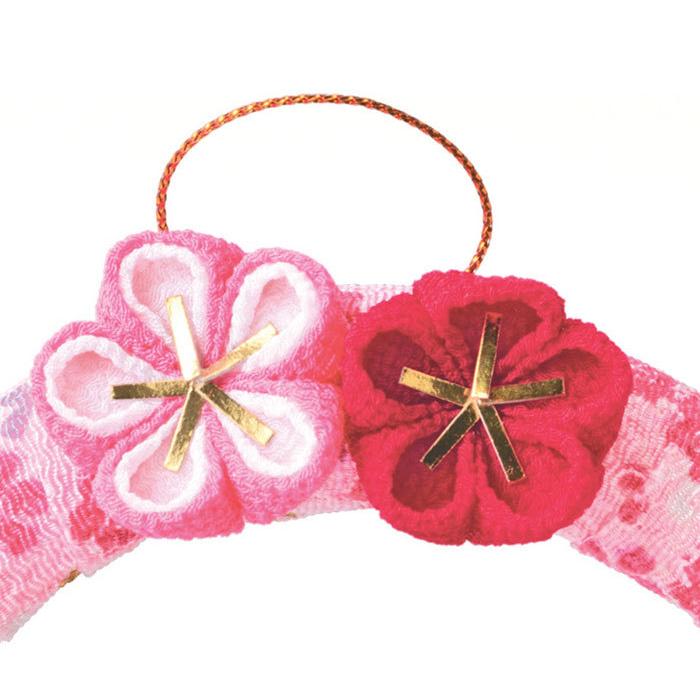 つまみ細工で作る雛飾り わっか雛 お内裏様とお雛様 手作りキット