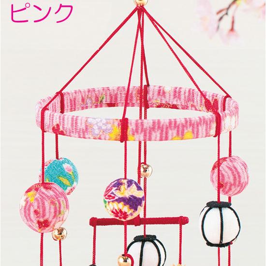 綿付き つるし飾りの雛人形 赤またはピンク 手作りキット 雛祭り