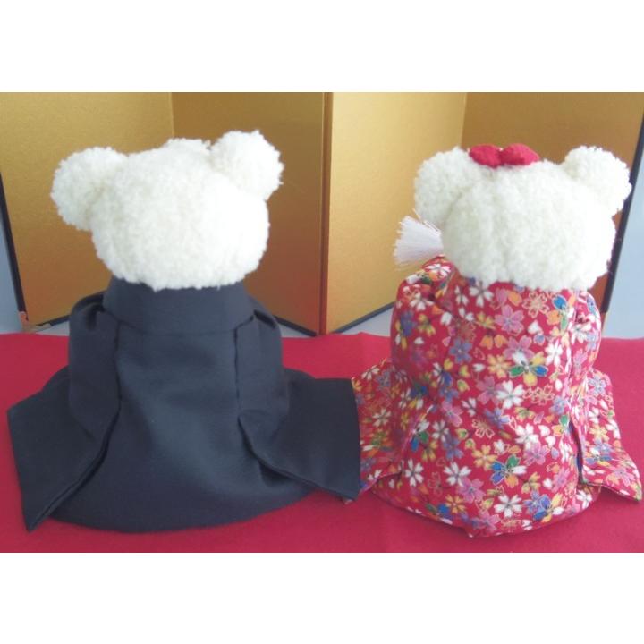 しあわせいっぱい和装のくまさん 赤 手作りキット結婚式 ウェルカムドール ウェディングベアの手芸パック Th Sk 9 幸せデリバリー 通販 Yahoo ショッピング