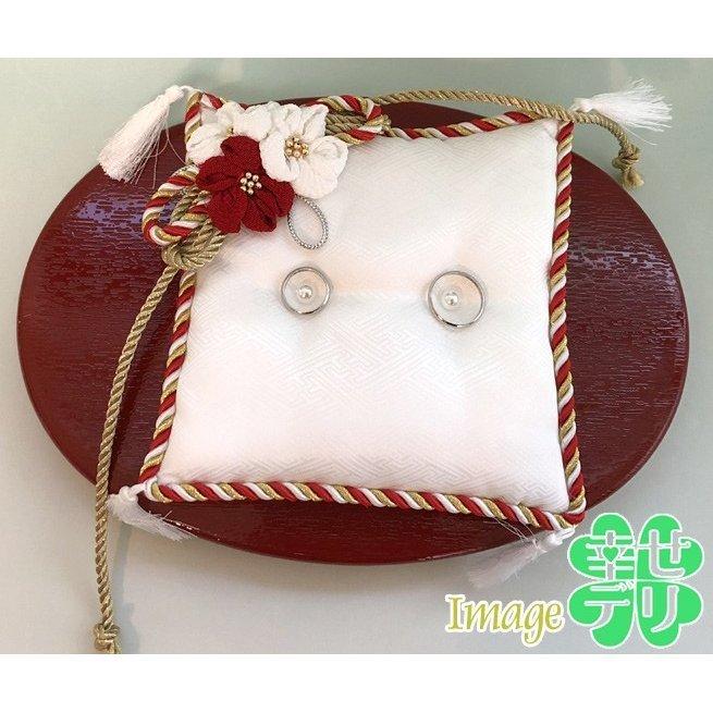 スクエアの和風リングピロー 花遊び 赤 金 手作りキット 結婚式 和装 着物 和婚式 花嫁diy Wa Ring Rp6 幸せデリバリー 通販 Yahoo ショッピング