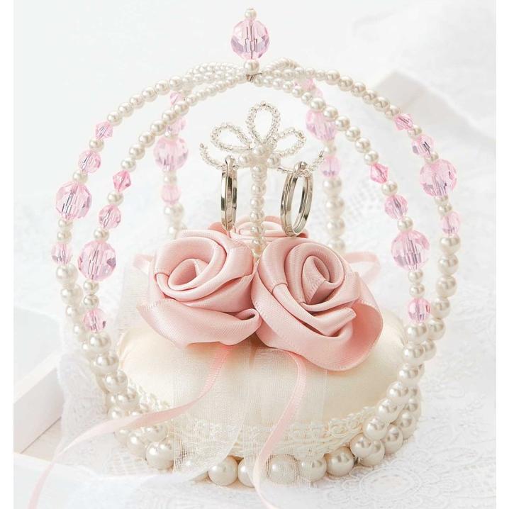 ビーズで作るクラウンとローズのリングピロー ピンク 手作りキット ウェディング 結婚式 花嫁diy Ww 123kit 幸せデリバリー 通販 Yahoo ショッピング