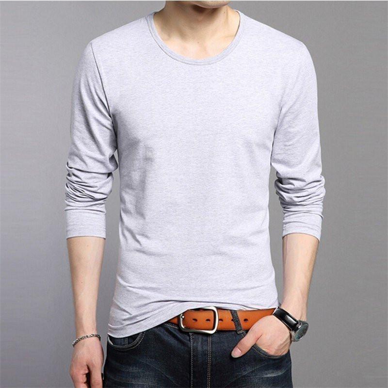 Tシャツ メンズ 長袖 ロンT カットソー 無地 ラウンドネック Tシャツ メンズ 長袖 ロンT カットソー 無地 ラウンドネック