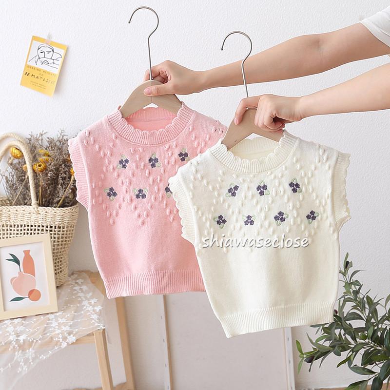 ニットベスト キッズ 子供 ジュニア ベビーノースリーブ プルオーバー セーター Vネック 子供服 おしゃれ 女の子 春秋80 90 100 110 1cm 21ntmyks53 しあわせクローゼット 通販 Yahoo ショッピング