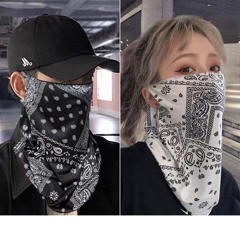２枚セット　フェイスマスク　フェイスカバー　ネックカバー　UV対策　男女兼用