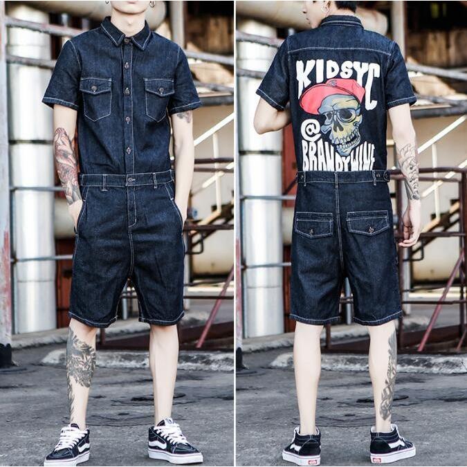 おすすめ 2色 メンズサロペット オーバーオール デニム つなぎ オールインワン ペインター サスペンダーズボン ワークパンツ 個性 作業服