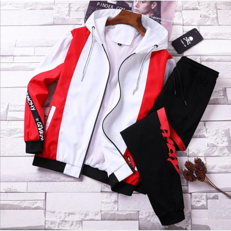 4色 メンズジャージ スウェット 上下セット セットアップ パーカー トレーナー カジュアル 部屋着 個性 フード付き 豪華な