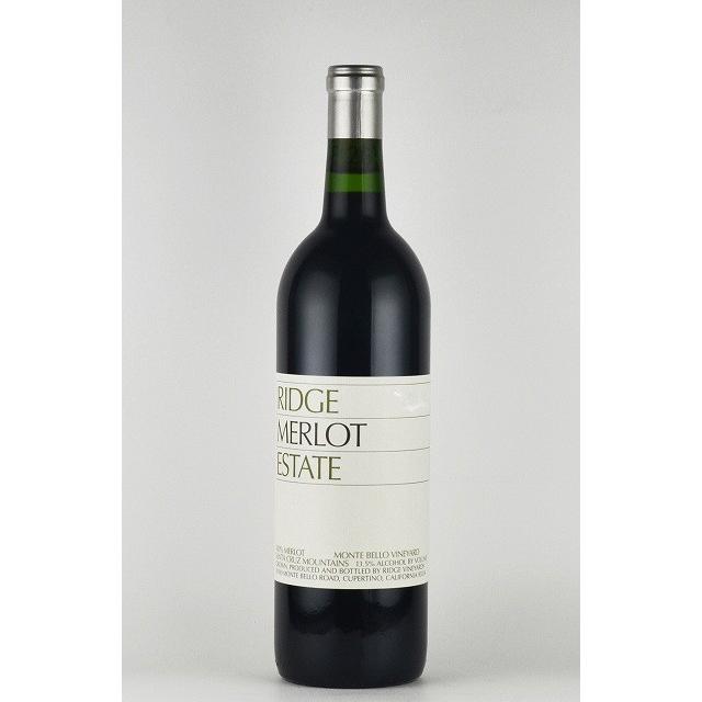 希少 リッジ・ヴィンヤーズ サンタクルーズ・マウンテンズ モンテベロ ワイン リッジ・ヴィンヤード メルロー ”エステート” サンタクルーズ
