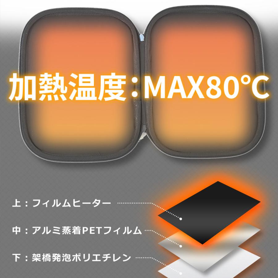 ポータブルレンジポーチ 電子レンジ不要 加熱ポーチ 約80℃加熱