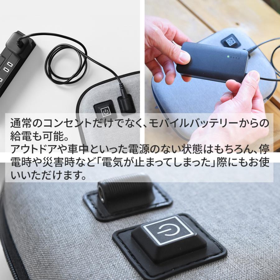 A4サイズポータブル加熱ポーチ - 車中泊・防災・アウトドアに！ ポータブルレンジポーチ 電子レンジ不要 加熱ポーチ 約80℃加熱