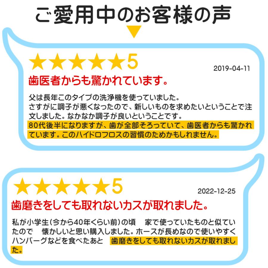 三ツ谷電機 口腔洗浄器 NEWハイドロフロス ウォータージェット